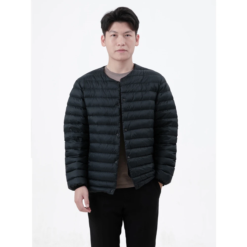 【羽物官方】男装内胆2024秋冬新款白鹅绒内胆羽绒服BP23612