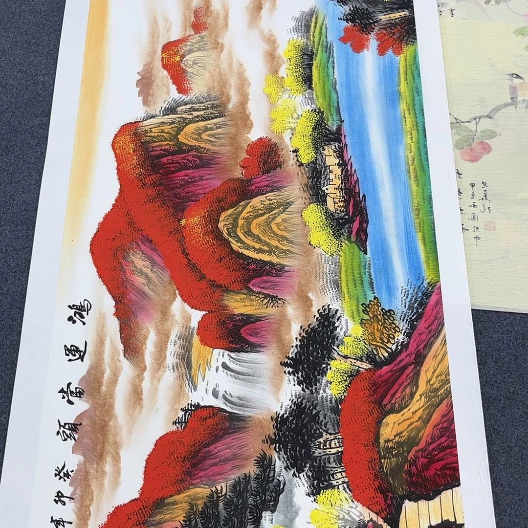 国画宣纸国画纯手绘作品