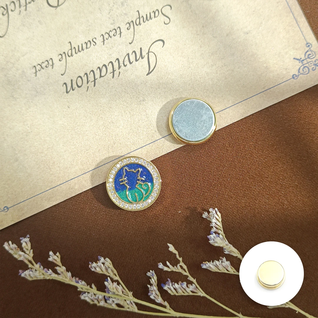 铜合金合成锆石胸针 WLY-006639【墨喵沉辰】胸针简约百搭时尚小众