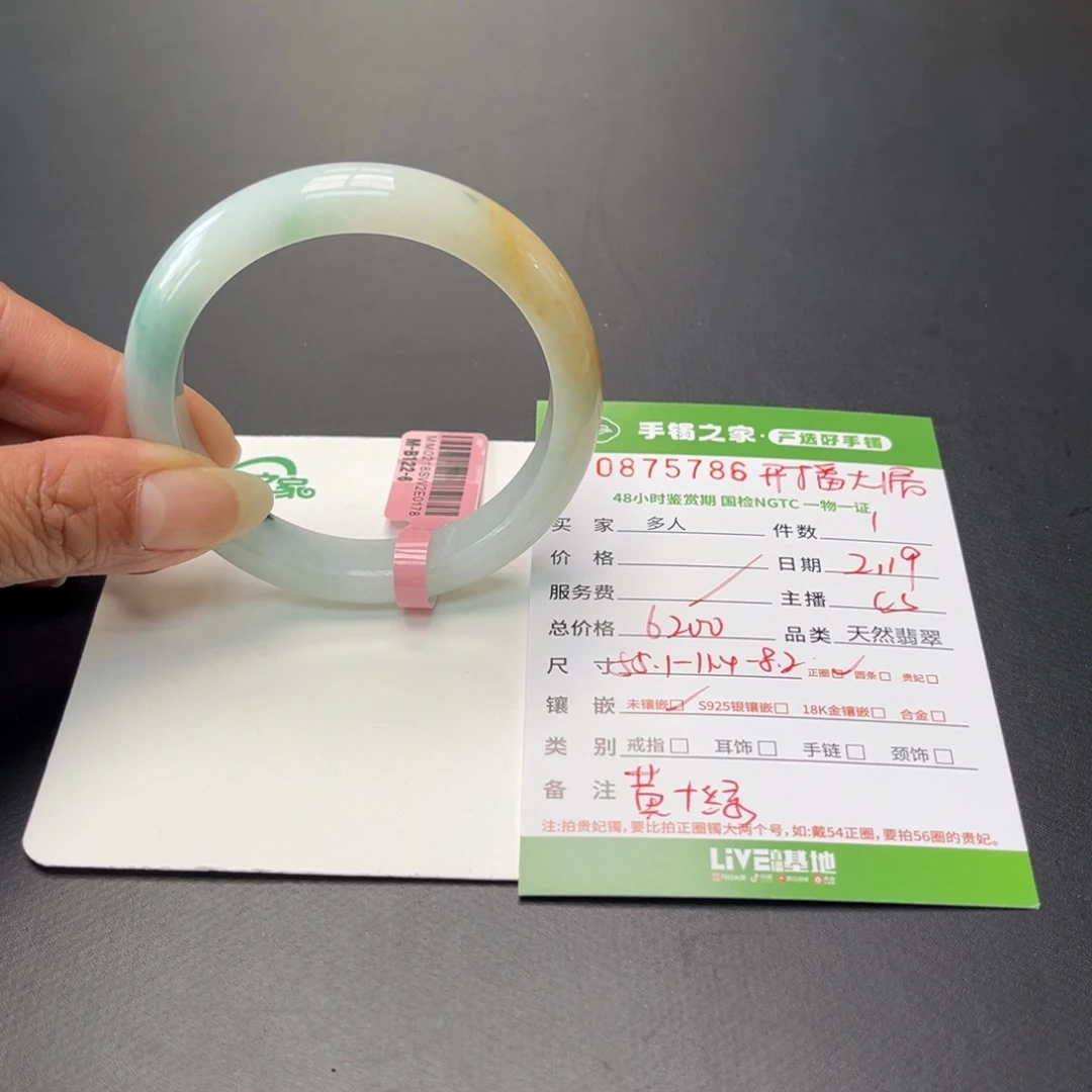 翡翠手镯未镶嵌多人