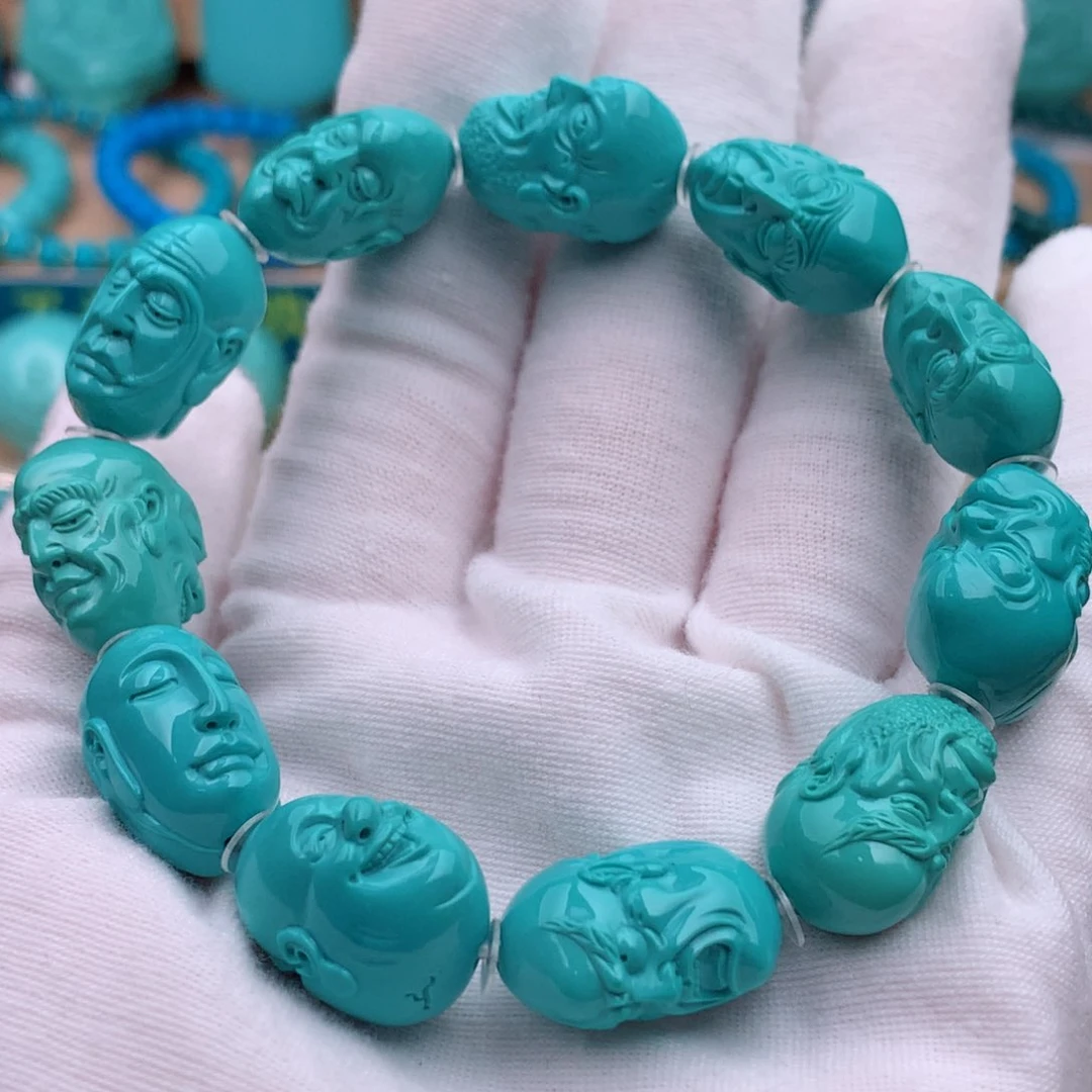 未镶嵌绿松石珠宝奇石