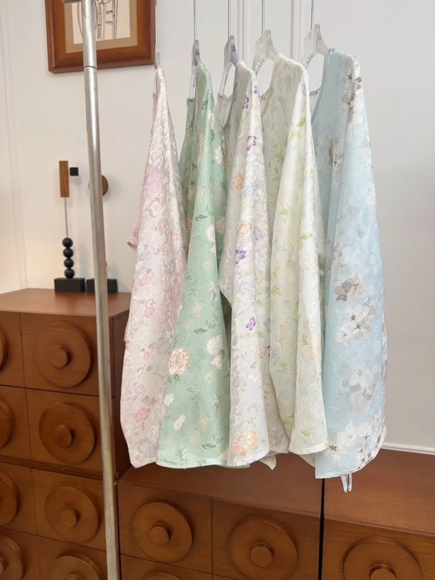 木目mumu【张国权】印花罗 开衫外套