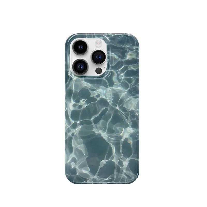 水纹波澜适用于苹果14promax手机壳iPhone16e小众15plus个性13/12