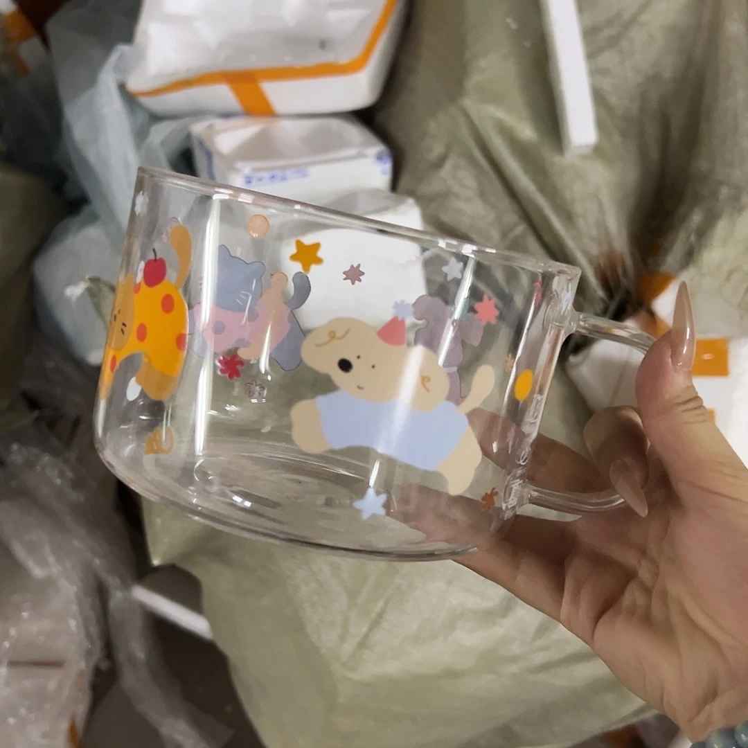 搪瓷微瑕玻璃大泡面桶一个