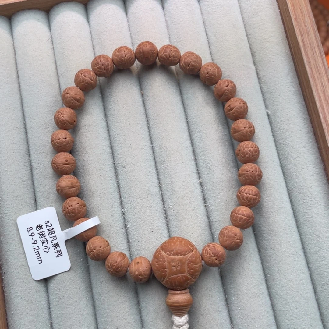 T***t吊坠凤眼菩提08S2超凡系列实心矮圆粉红皮手持