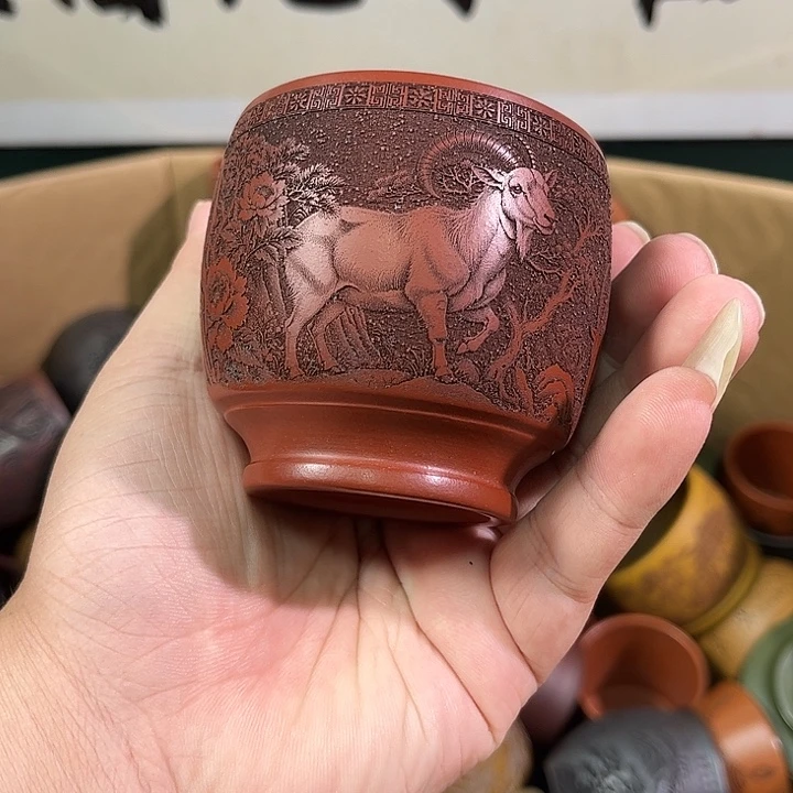 茶杯紫砂全手工紫砂主人杯