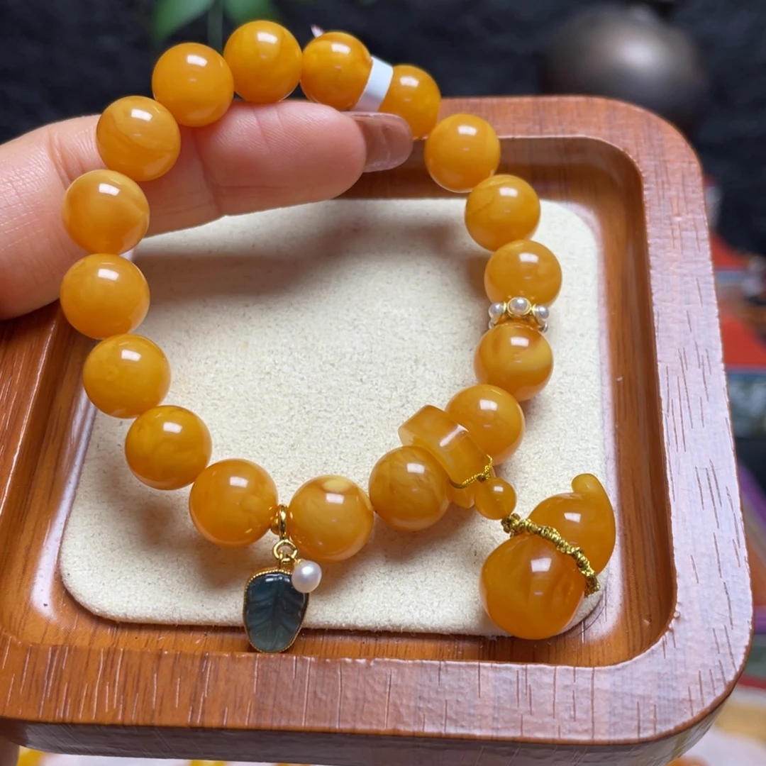 手链蜜蜡未镶嵌手串