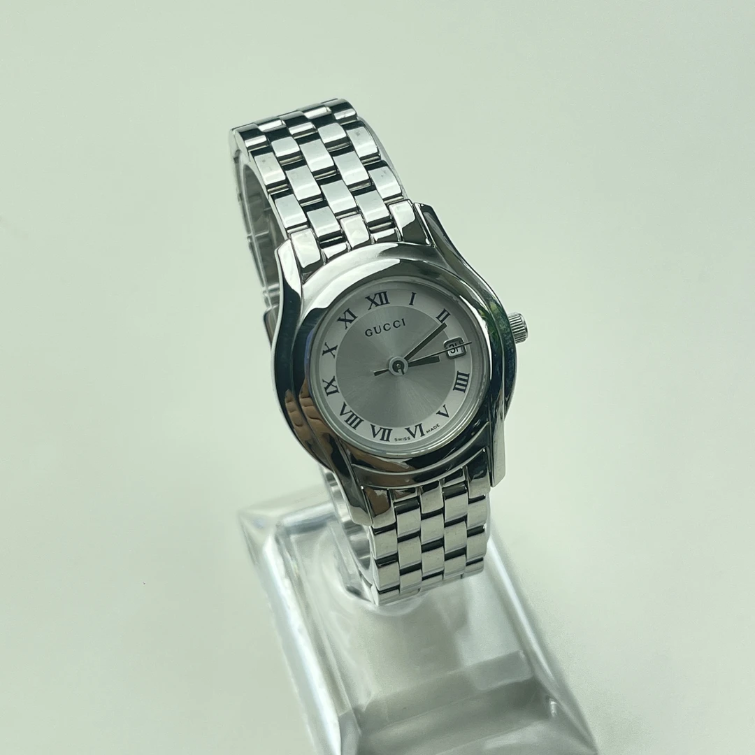 95新 GUCCI/古驰 古驰C/D2432/石英女表/表径27mm原装经典
