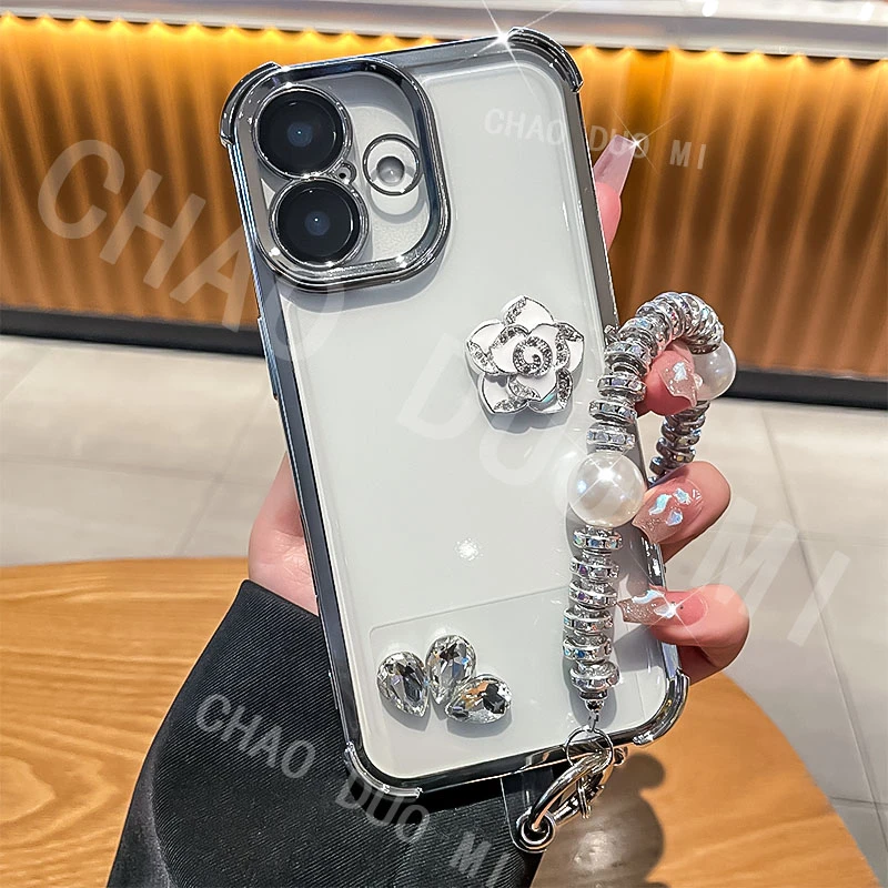 潮多米潮多米适用iphone17手机壳苹果17pro女款17promax网红电镀