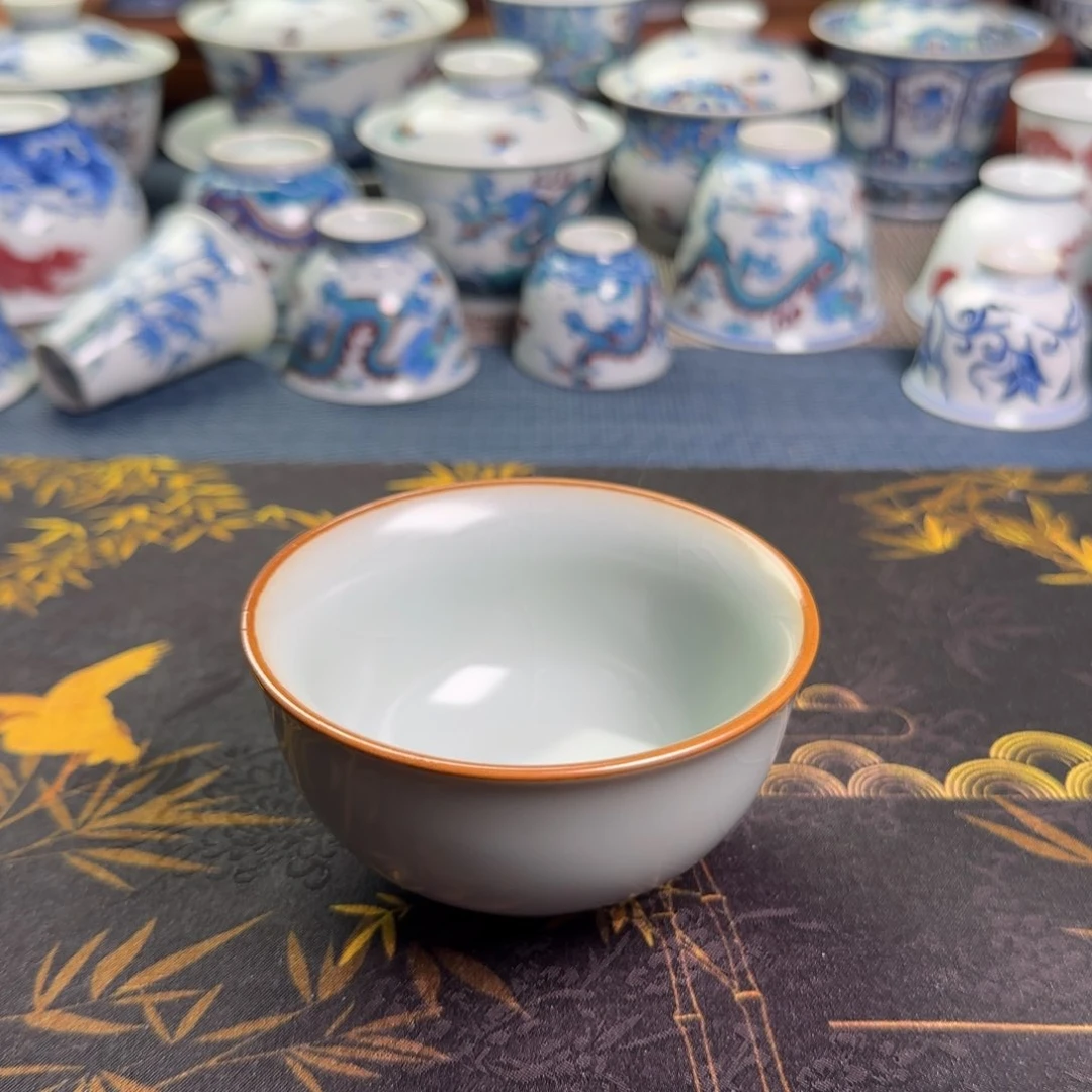 瓷片?****子汝窑开片主人杯一个款式随机发