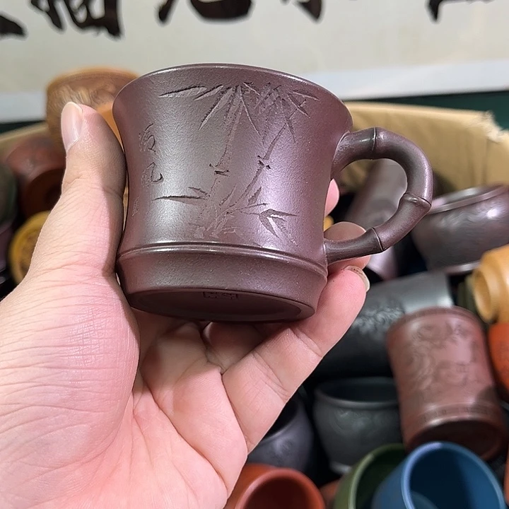 茶杯紫砂全手工紫砂主人杯