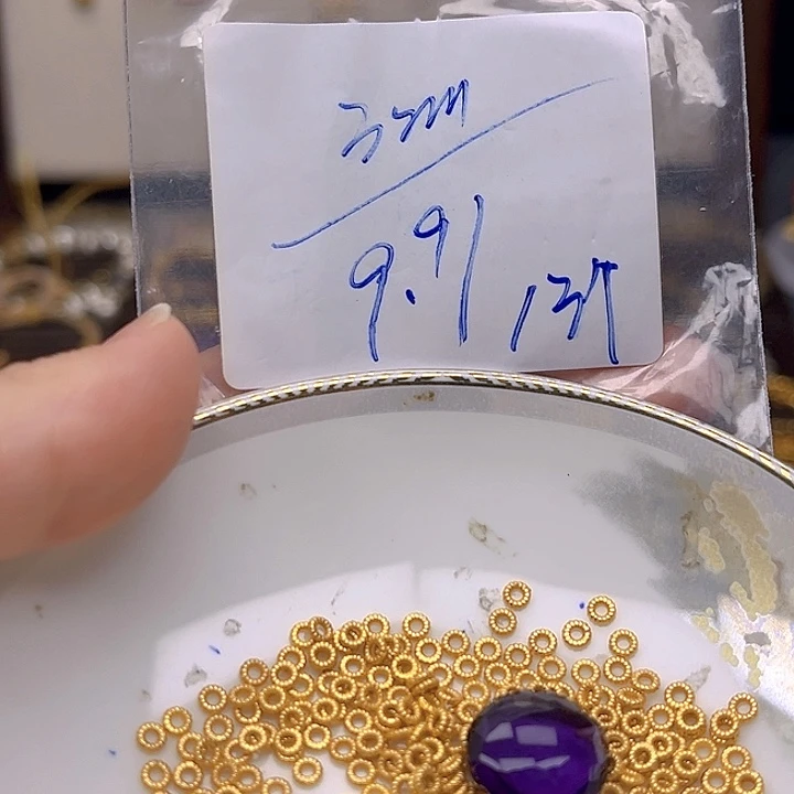 银S925镶嵌颈饰紫晶紫晶925镶嵌114