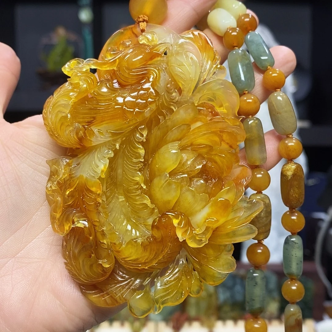 未镶嵌岫玉挂件吊坠