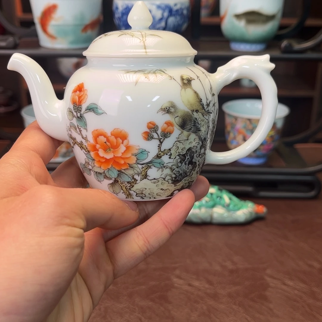 杯子陶景德镇陶东方陶瓷杯子盖碗壶