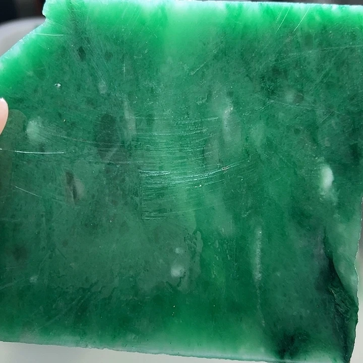 定制石英质玉定制天然非洲翠手镯