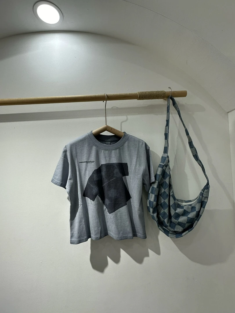 4040（深）男女童休闲时尚潮流洋气夏季做旧短袖