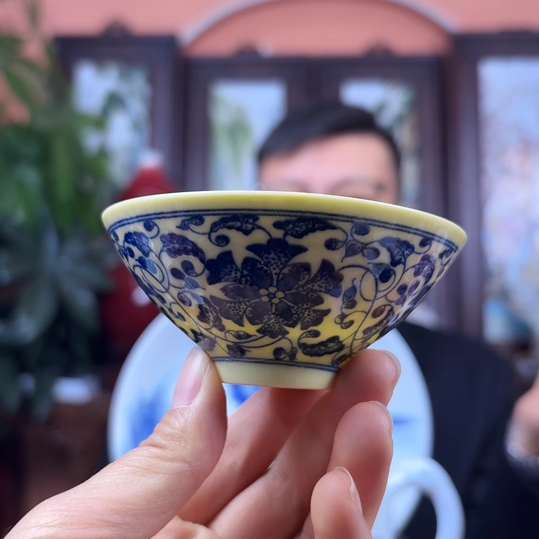 摆件陶景德镇陶瓷手工杯子