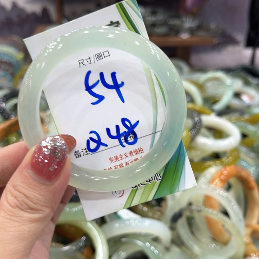 未镶嵌蛇纹石玉手镯手镯