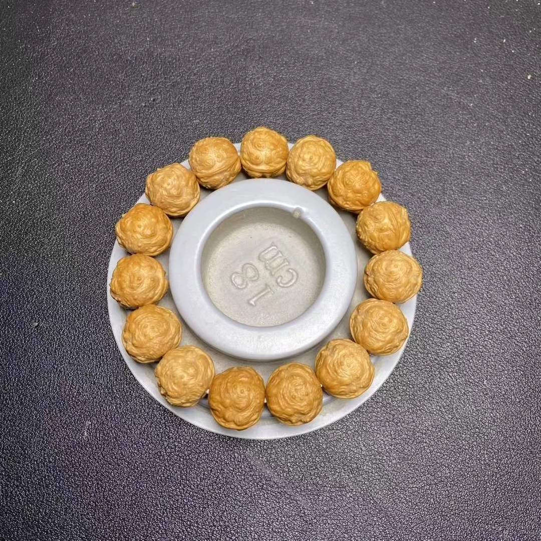 全品无瑕疵大蟾宗猴头手串