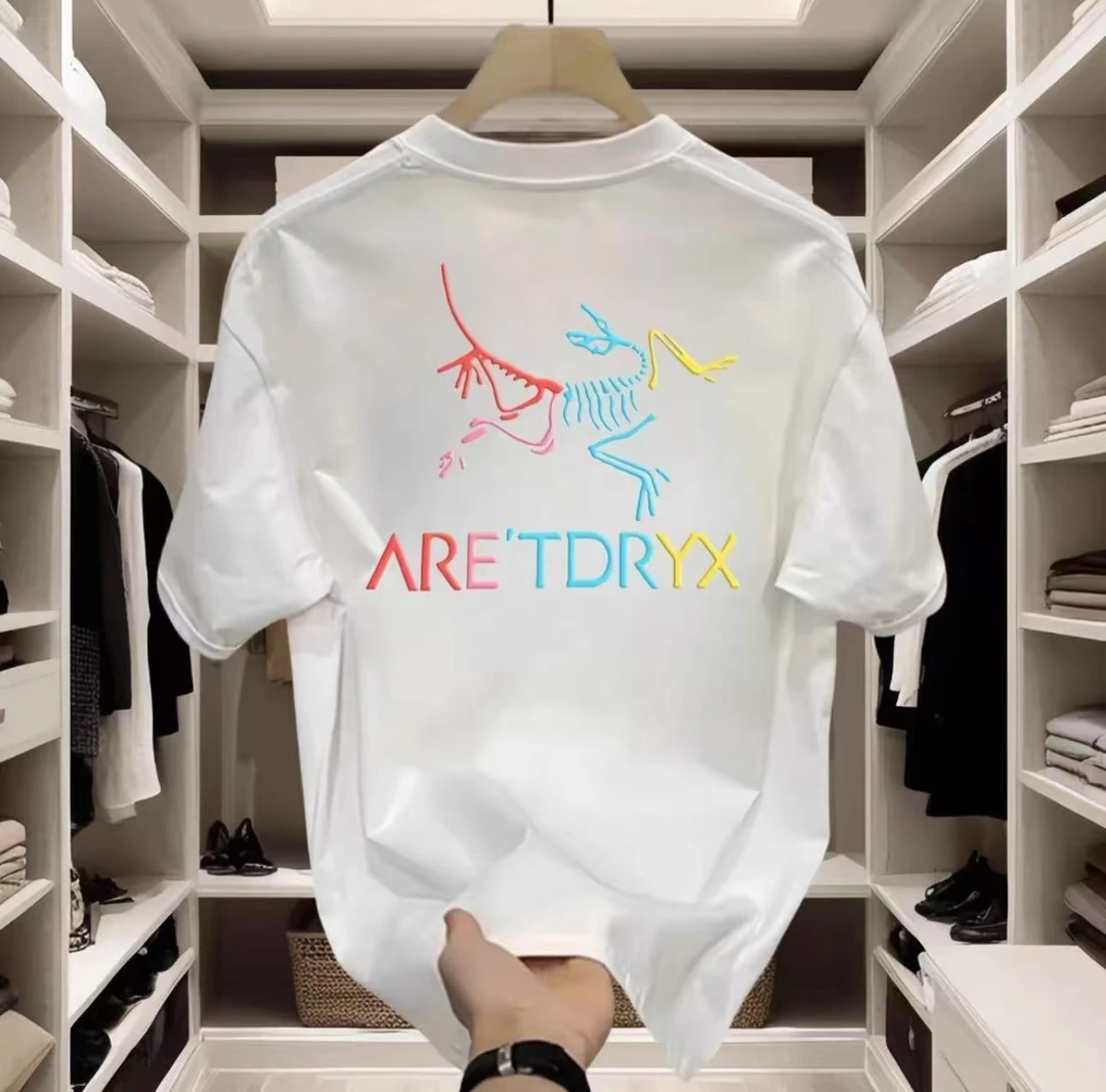 重磅新疆长绒棉夏季短袖男女休闲透气圆领印花纯棉T恤 彩鸟