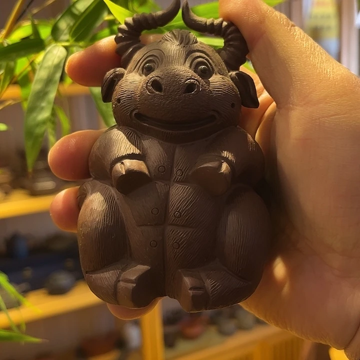 虎***娃紫砂茶宠紫砂牛牛