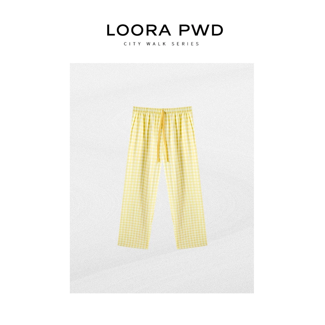 LOORAPWD/罗拉密码【限活动当日】【纯棉】薄款凉感休闲裤25CJBG0224N