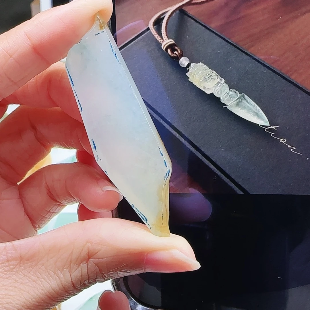 定制翡翠未镶嵌缅甸翡翠挂件