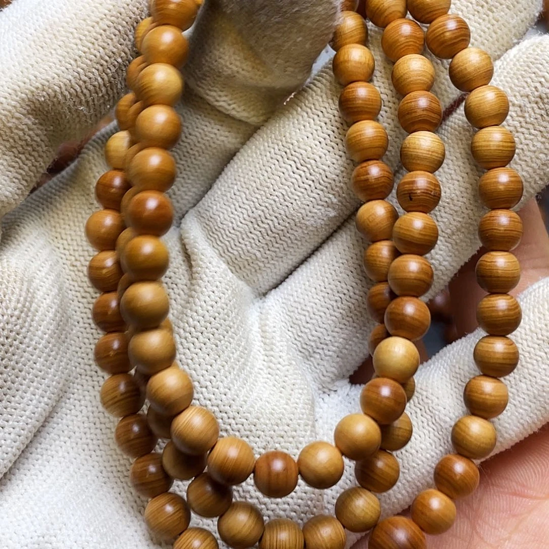 柏木手串/手链太行崖柏0.6陈化红油骨香料108颗