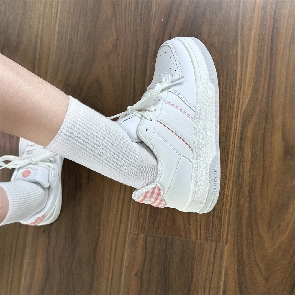 易少年 小众厚底休闲板鞋女鞋ins潮流2025冬季新款学生运动鞋