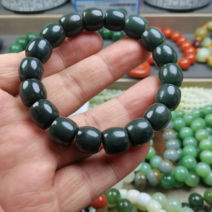 和田玉未镶嵌手链