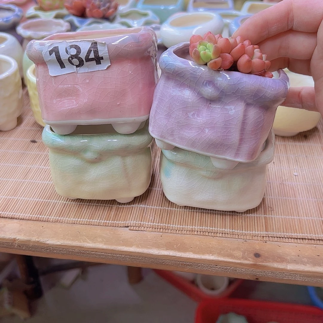 陶瓷花盆当场满12包邮