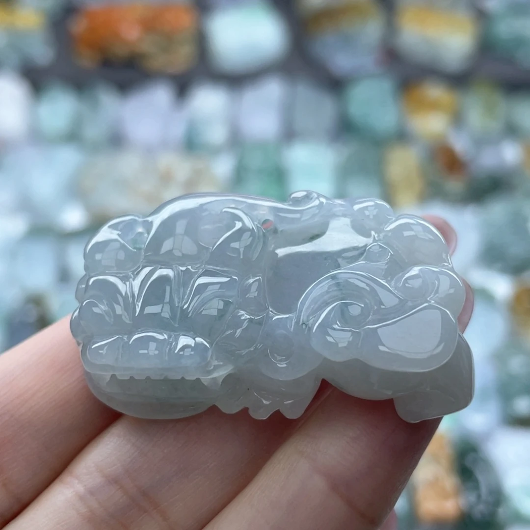 颈饰未镶嵌翡翠貔貅1