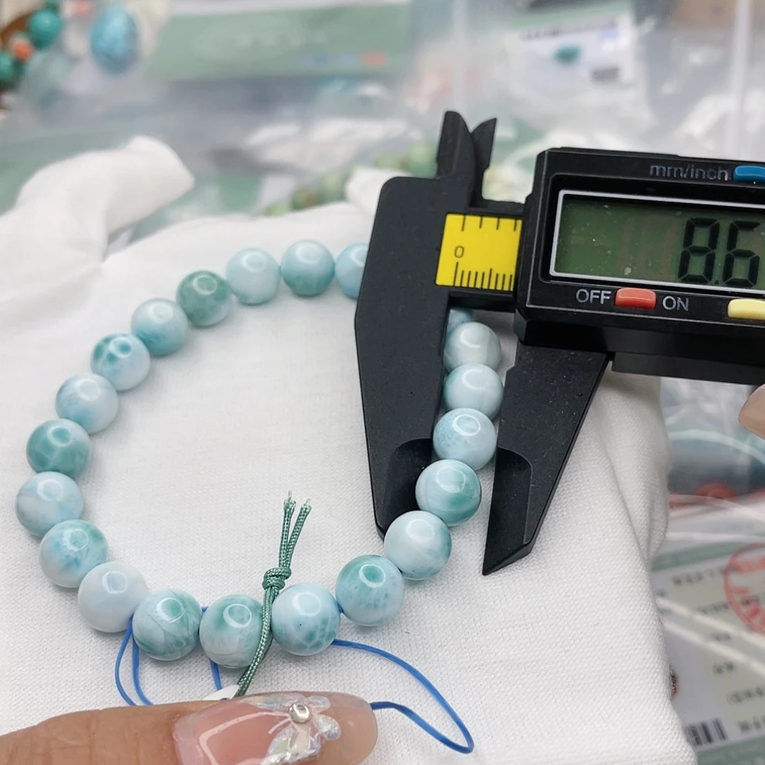 针钠钙石（海纹石）珠宝奇石未镶嵌