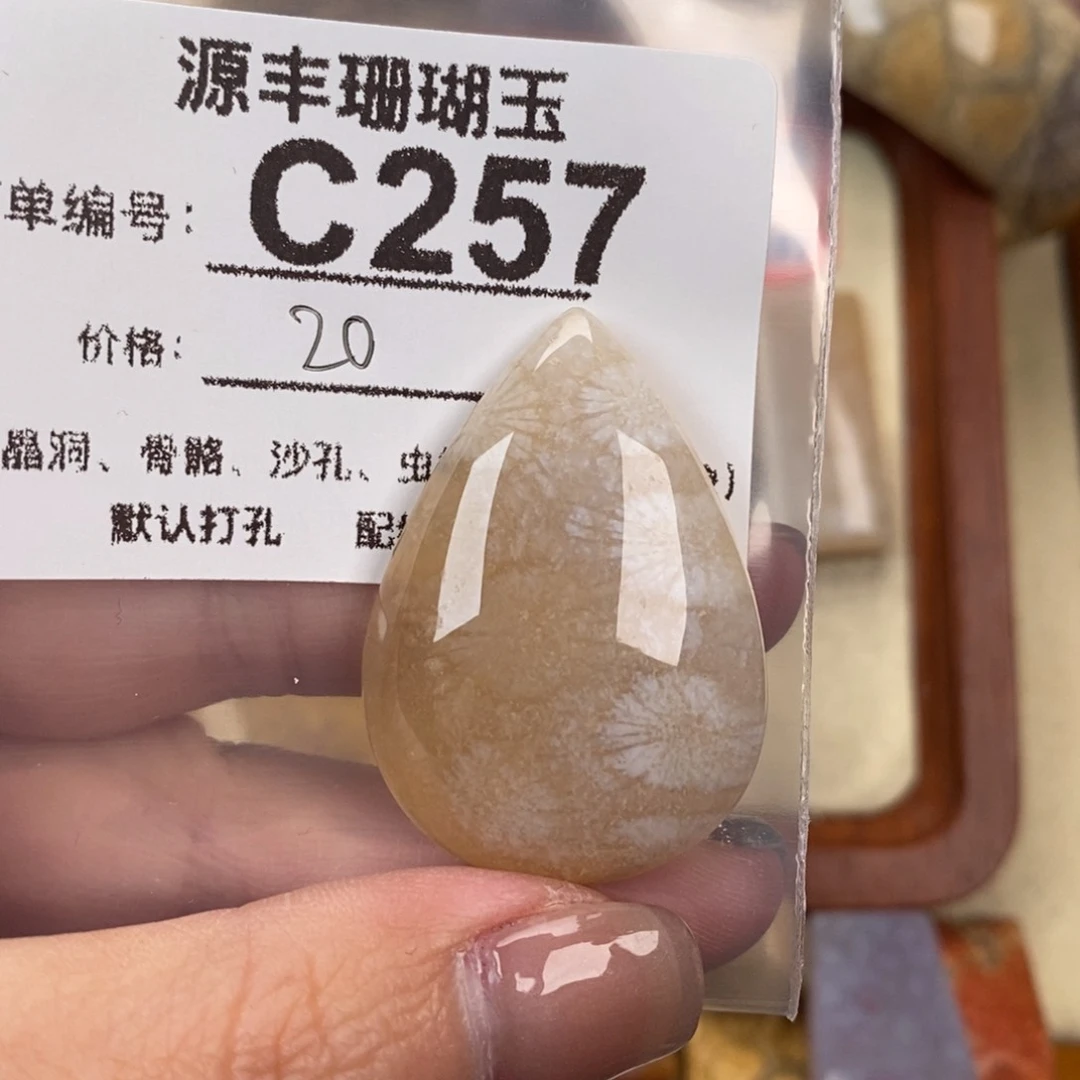 硅化玉颈饰未镶嵌树**颗