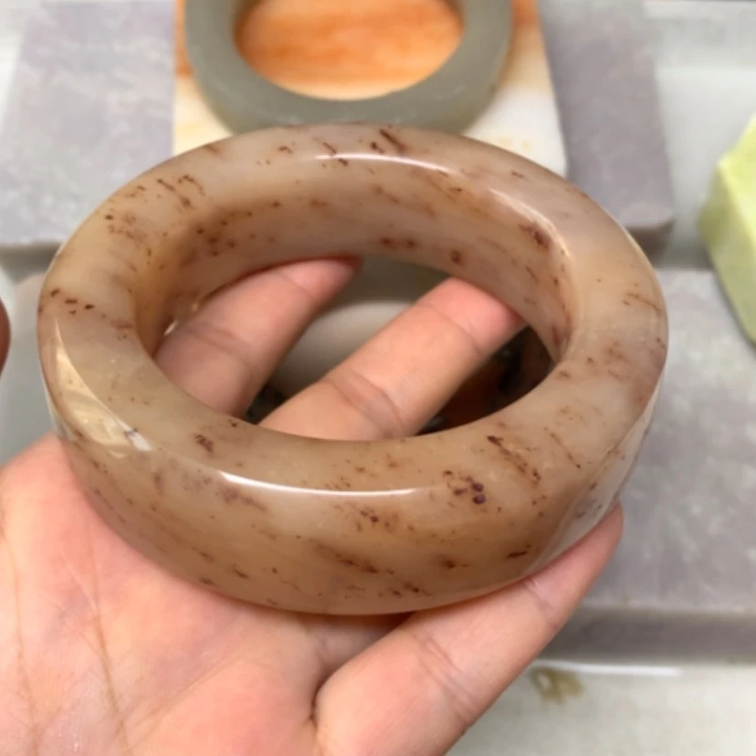 【闪购商品】未镶嵌手镯石英质玉龙纹樱花60