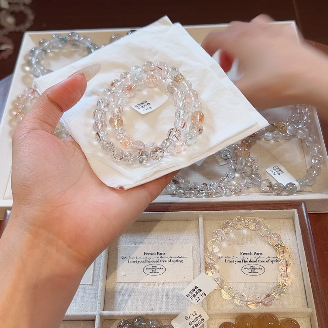 水晶手链未镶嵌星48小时鉴赏