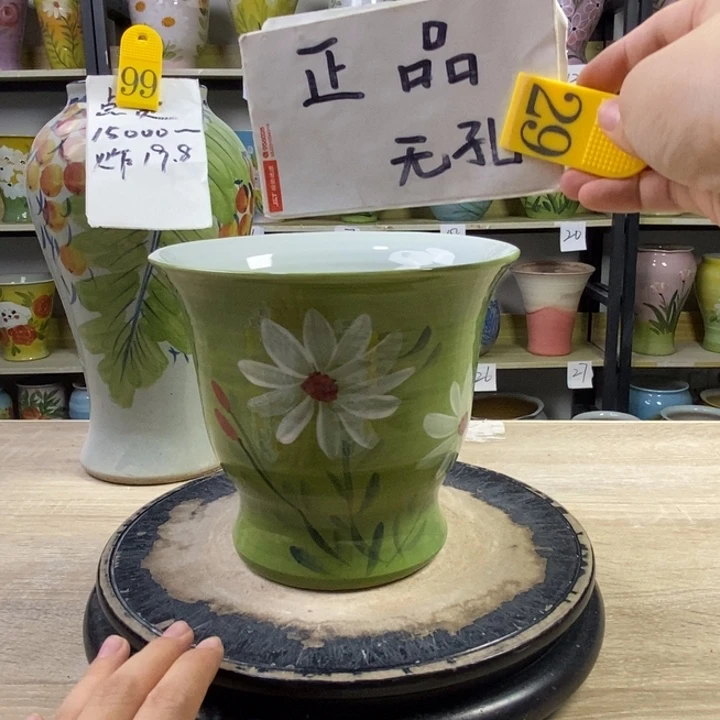 景德镇高温陶瓷花盆