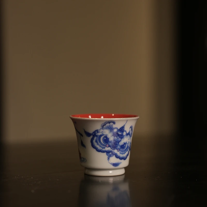 念物醒狮闹春单杯一个