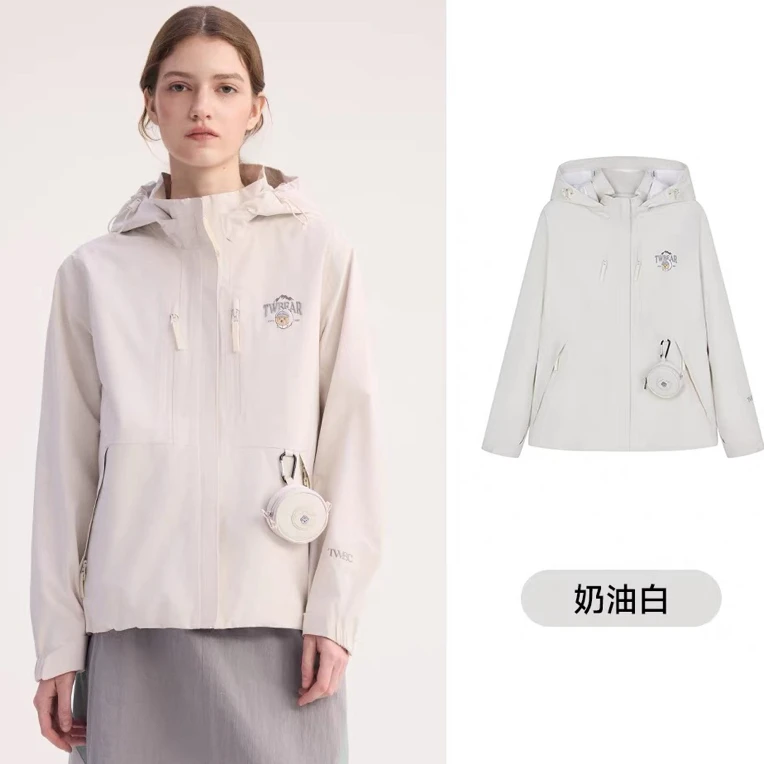 【双栖彩壳TeenieWeenie小熊女休闲外套2025款户外上衣TTJJ254T06T