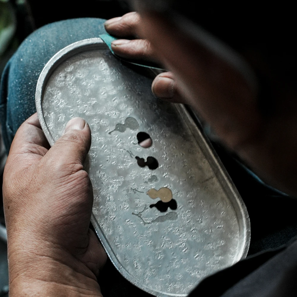 树屿集丨《长椭圆壶承》锡壶承 简约 中式 茶道