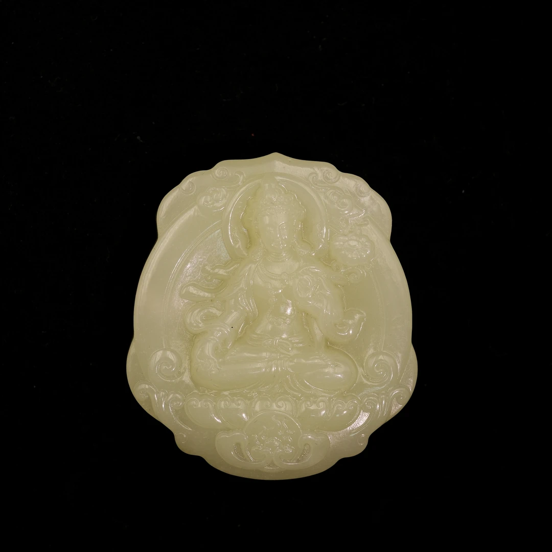 lot 27 和田玉挂件/1600137 49.2g 十竹斋拍卖