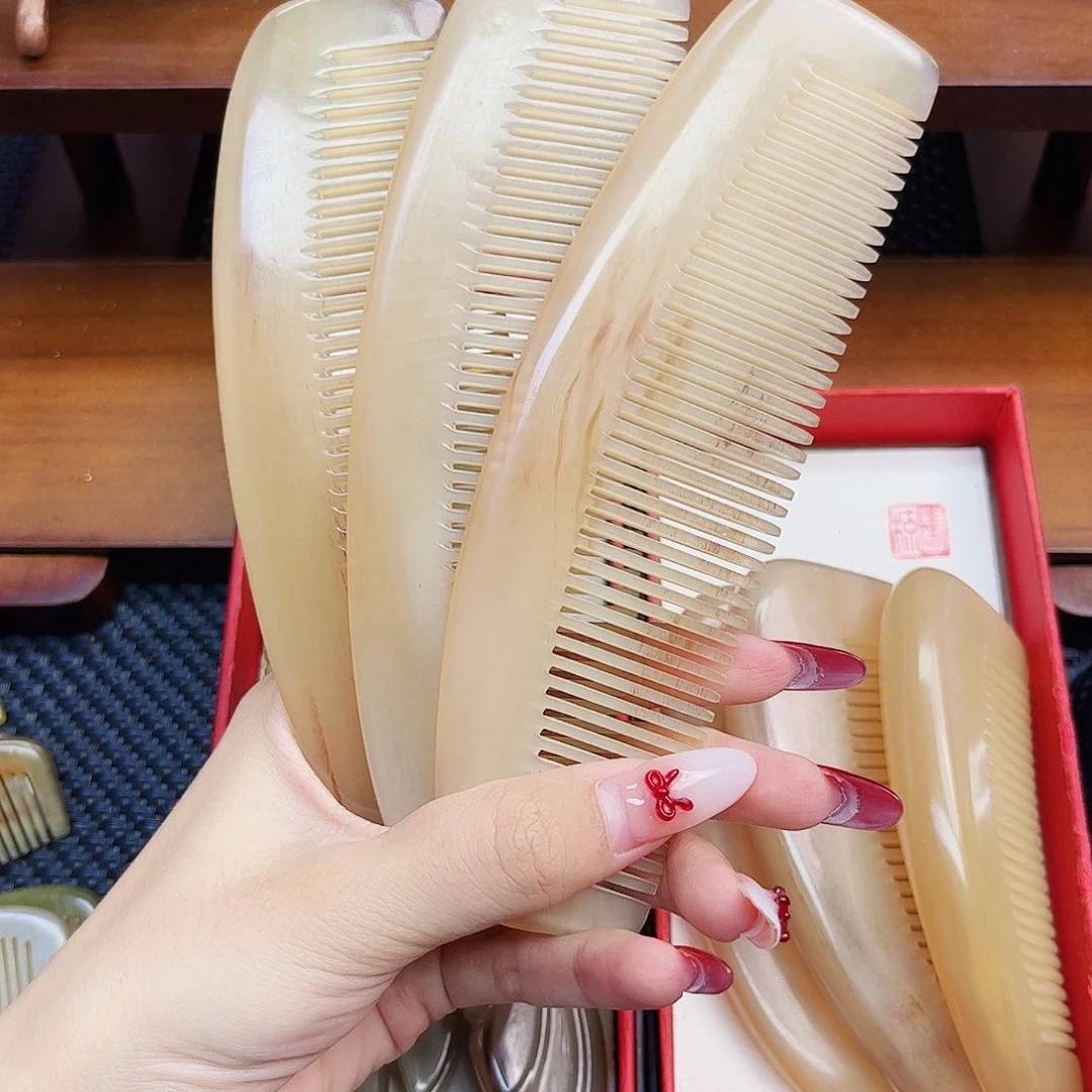 手工制作牛角梳子