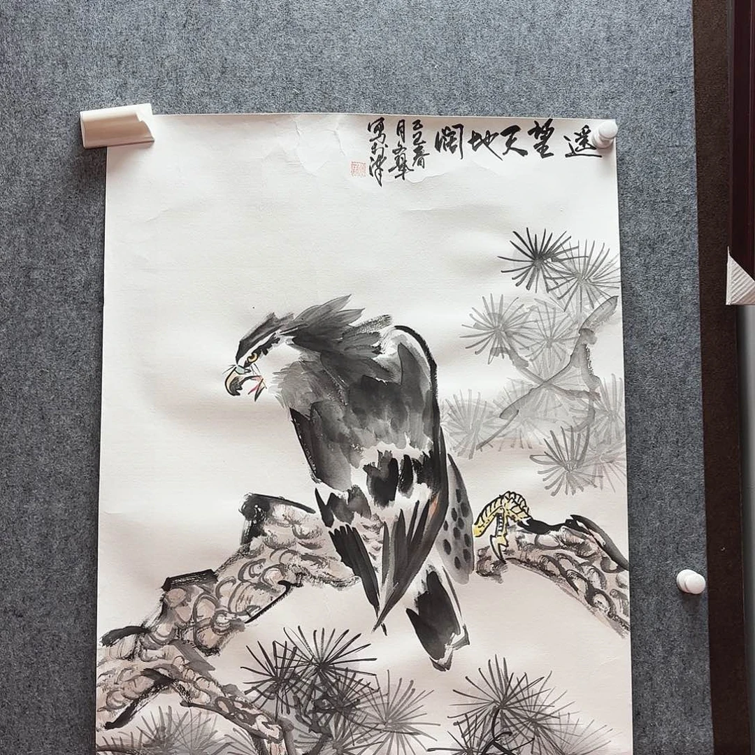 书法贾文辉老师亲笔手绘