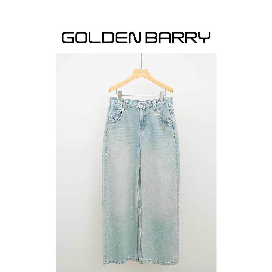 GOLDENBARRY【年终孤品】501110阔腿牛仔裤