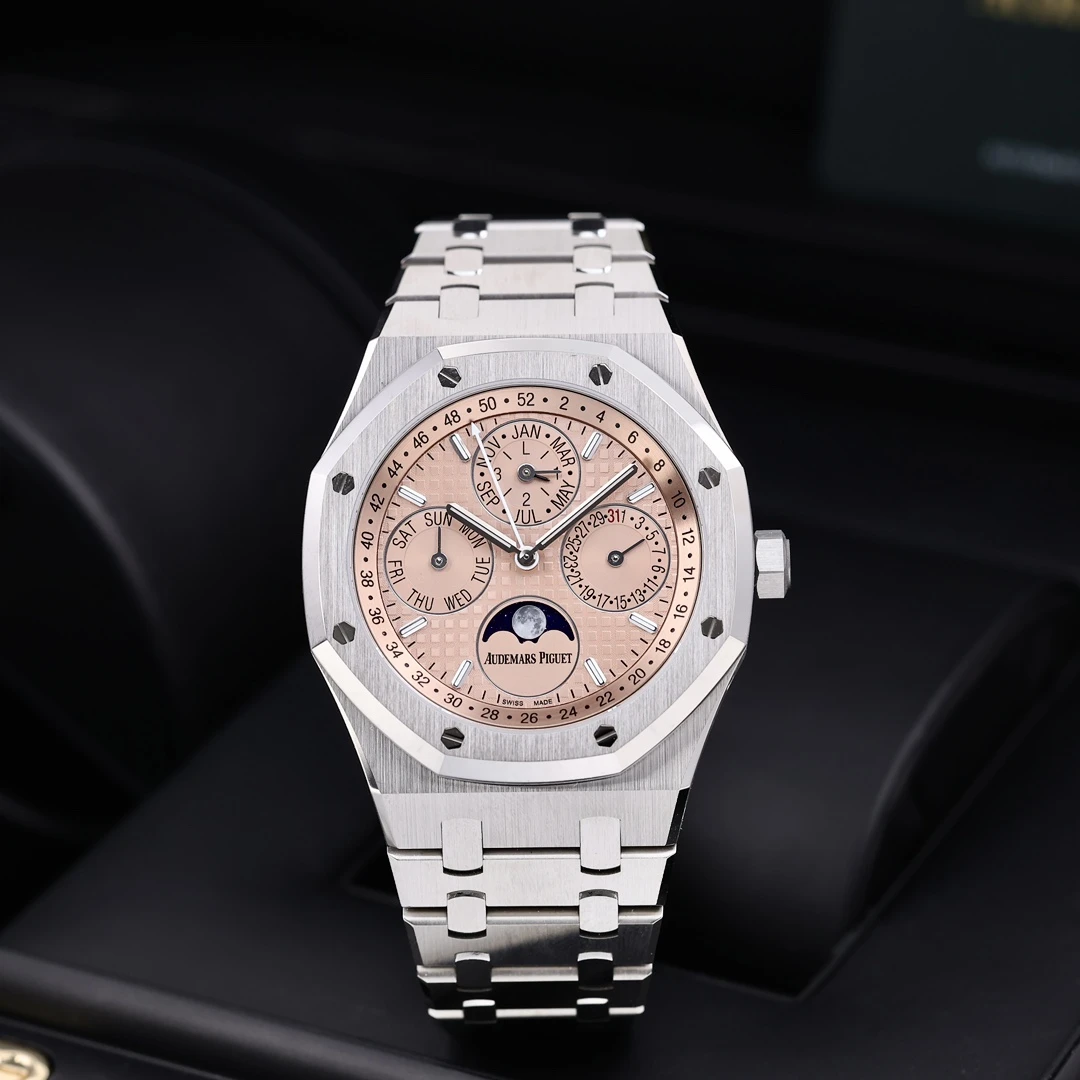95新 Audemars Piguet/爱彼 26615ti 三文鱼万年历 2022年保卡