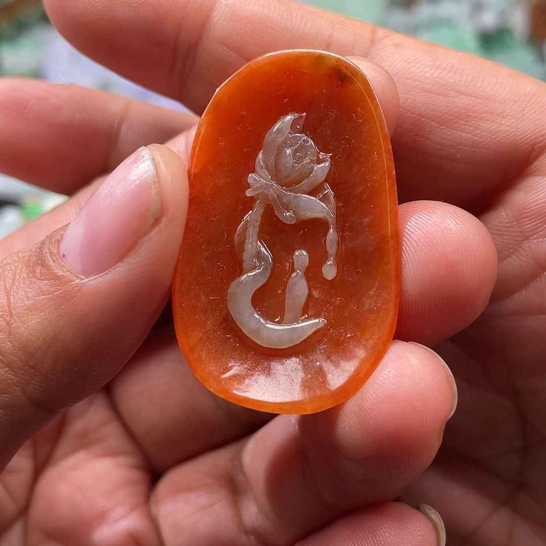 颈饰未镶嵌翡翠翡玉缘翡翠