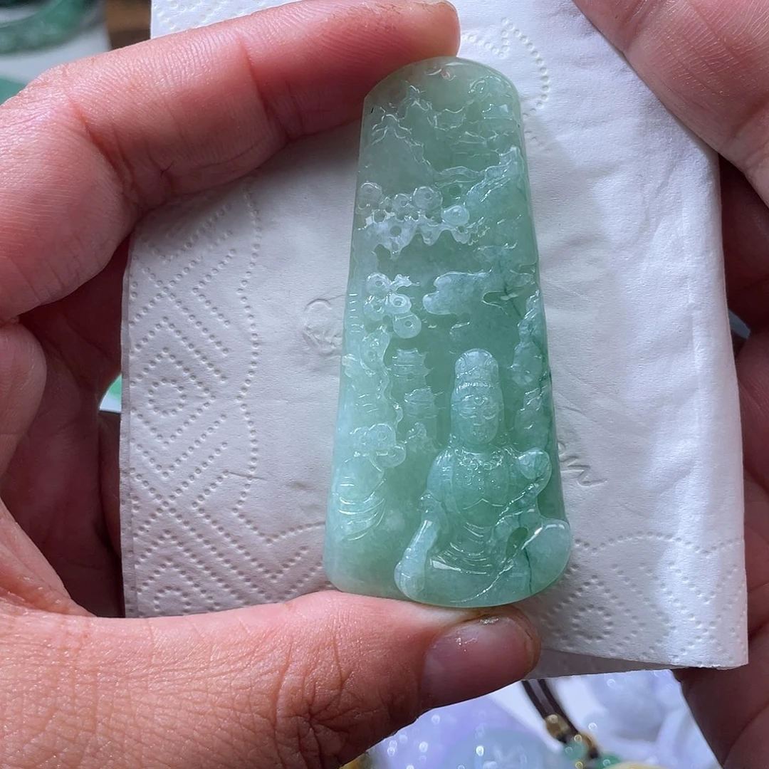 颈饰未镶嵌翡翠翡玉缘翡翠