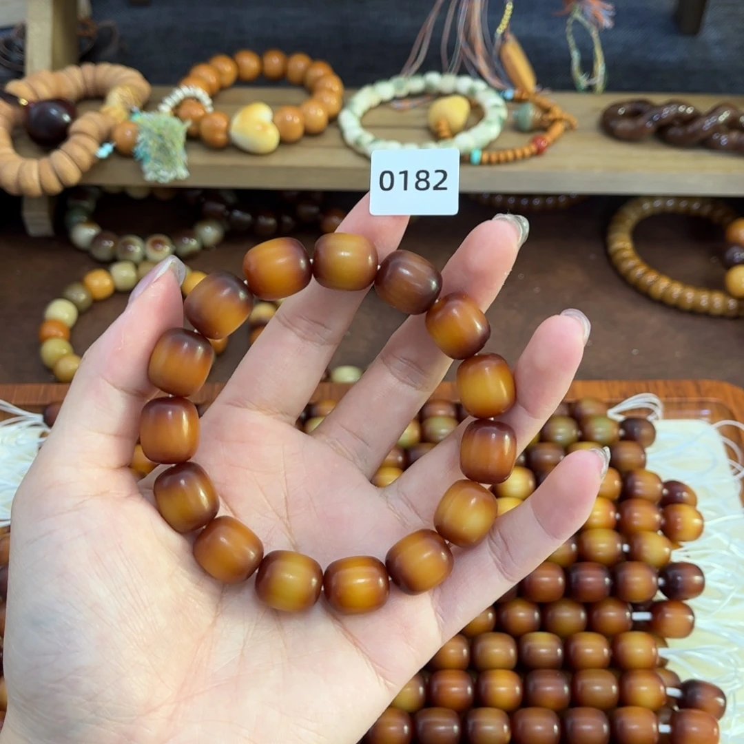 大****白玉菩提手串182黄油年糕1315干磨7000目