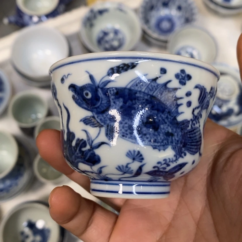 【闪购商品】景德镇青花主人杯