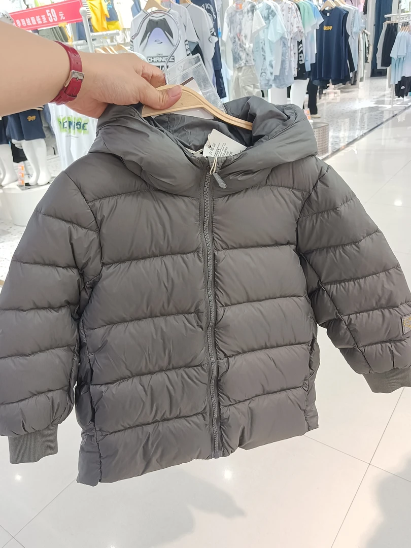 男童 史努比23088黑金款羽绒服110-160